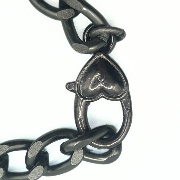 Handcrafted Large Siam Red Swarovski Crystal Chunky Chain Bracelet - Luxury Look - Picture 9 of 9